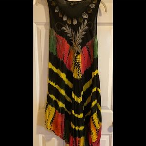 NWOT Pagoda rayon dress.